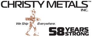 Christy metal logo 58