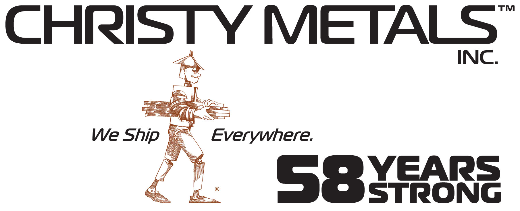 Christy metal logo 58