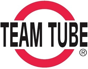 Team tube   flat   white background